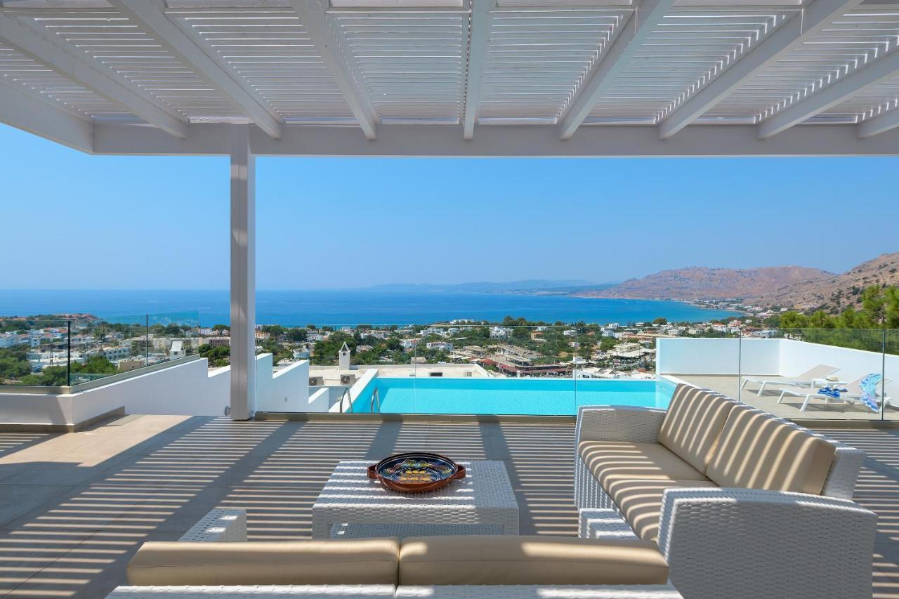 Villa Allegra With Pool In Pefkos, Lindos Area Pefki エクステリア 写真