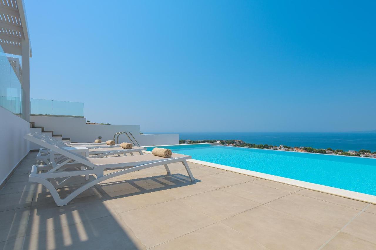 Villa Allegra With Pool In Pefkos, Lindos Area Pefki エクステリア 写真