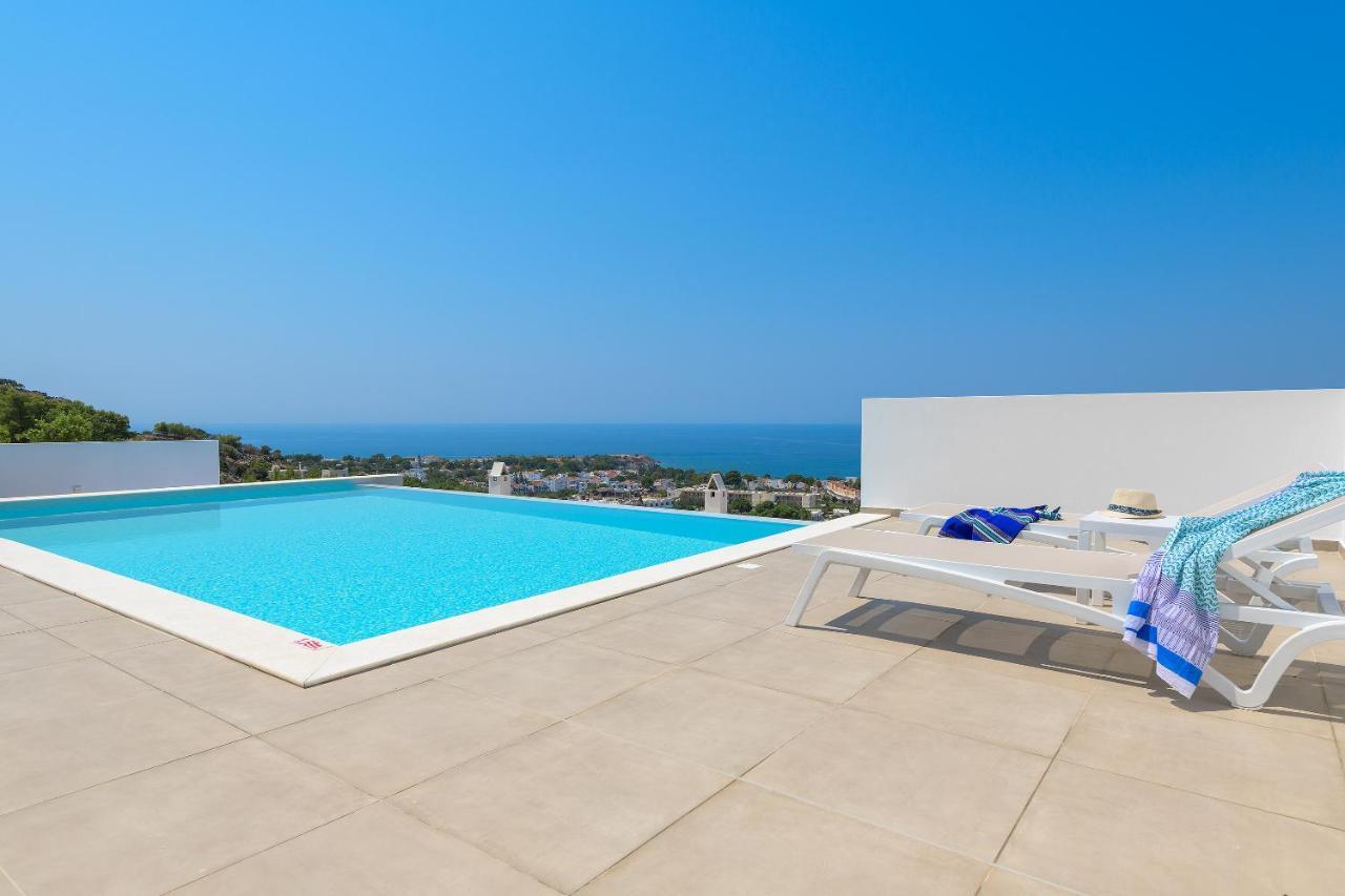 Villa Allegra With Pool In Pefkos, Lindos Area Pefki エクステリア 写真